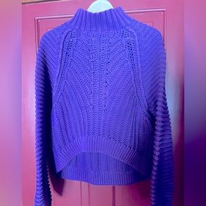 High neck Free People sweater.